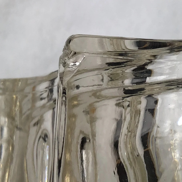 Heavy Glass Ashtray Large Candle Holder Candy Dish Trinket/Coin Catcher Multiuse - Picture 8 of 10